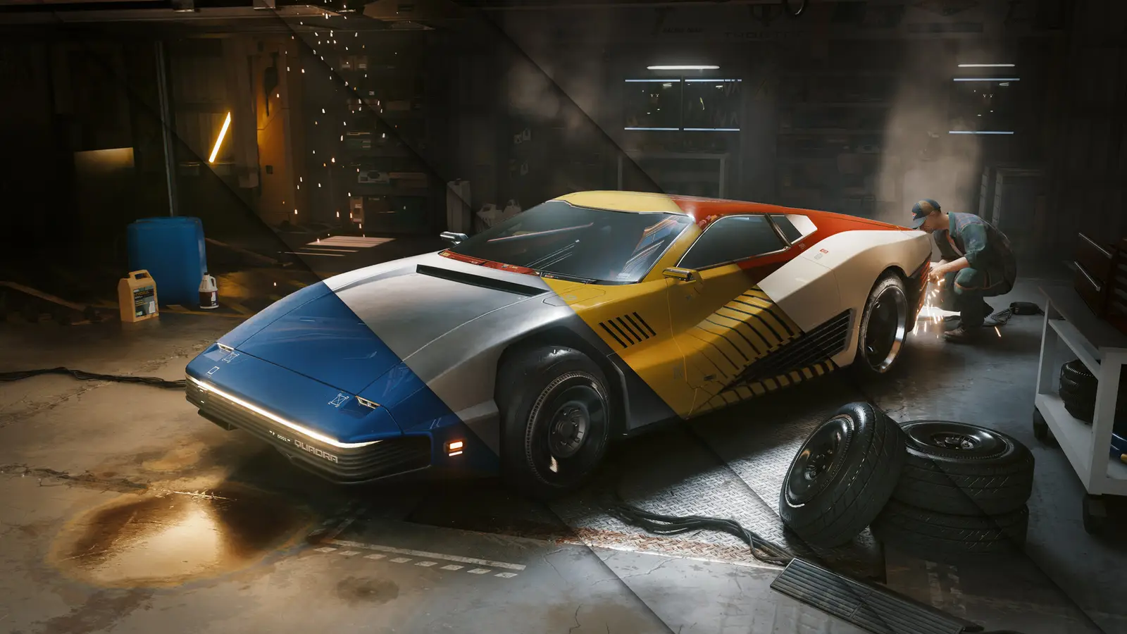 Cyberpunk 2077: кадр из игры
