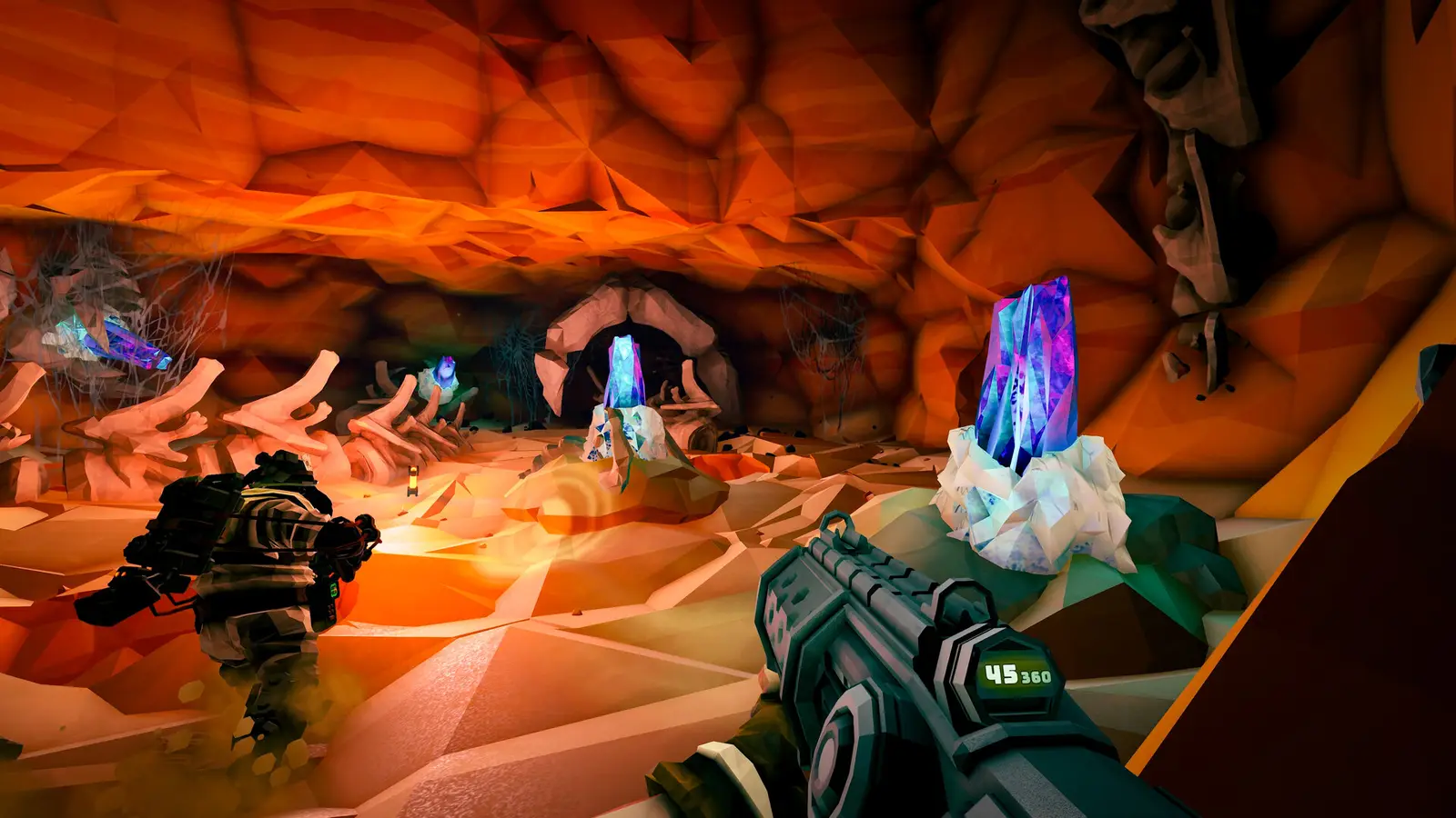 Deep Rock Galactic: кадр из игры