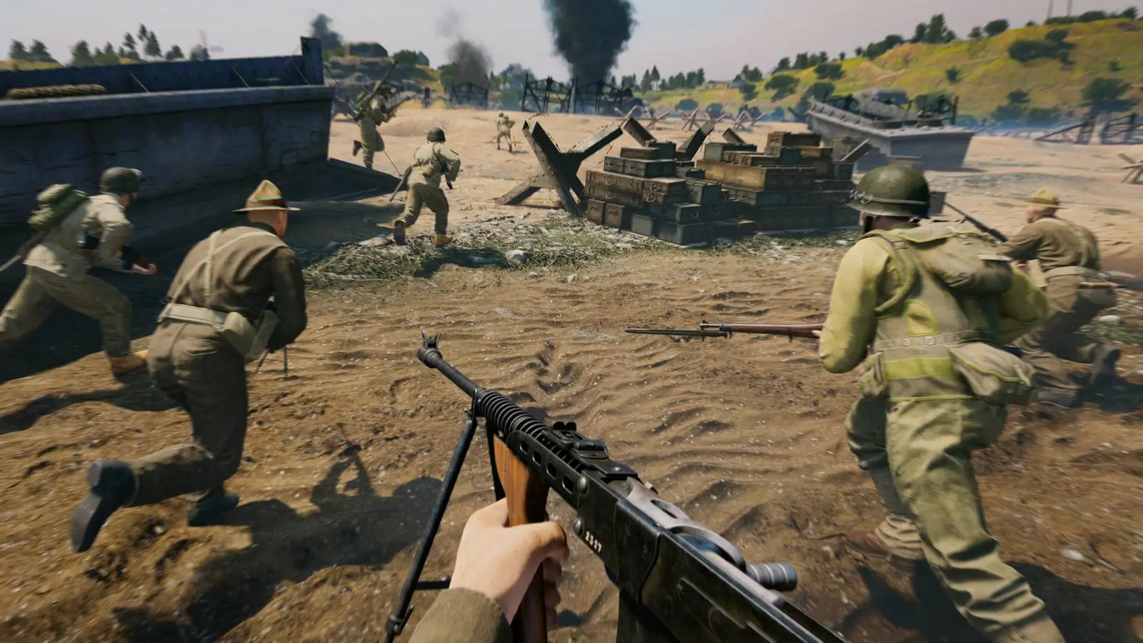 Enlisted: кадр из игры