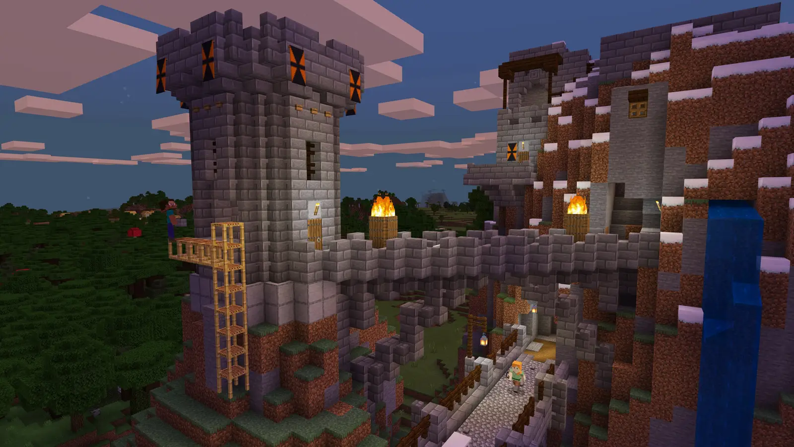 Minecraft: кадр из игры