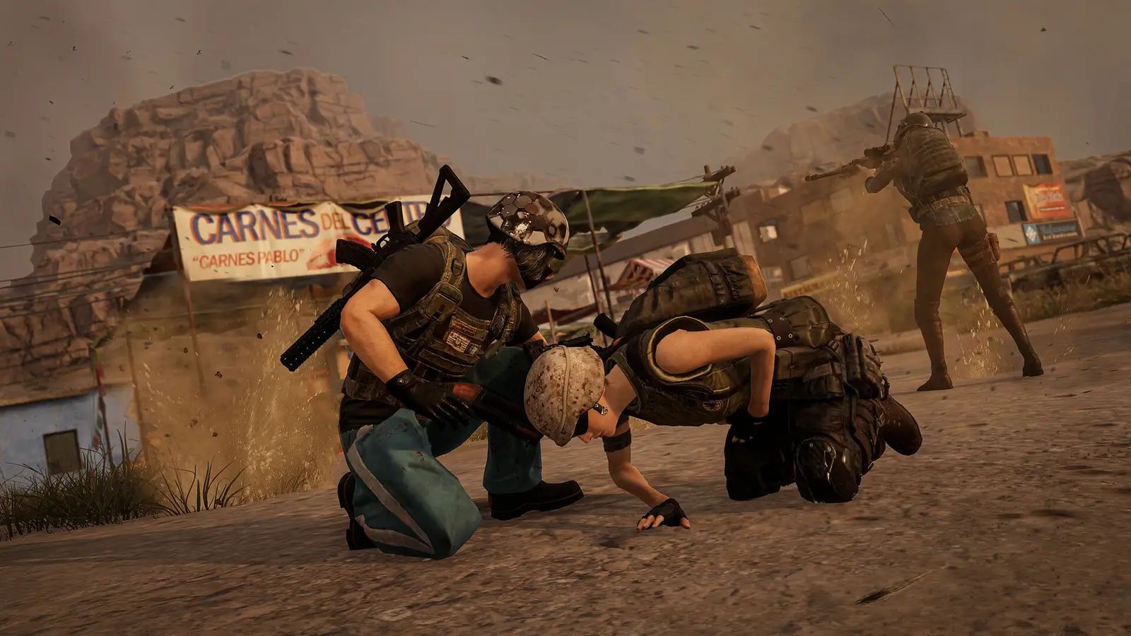 PUBG: Battlegrounds: кадр из игры