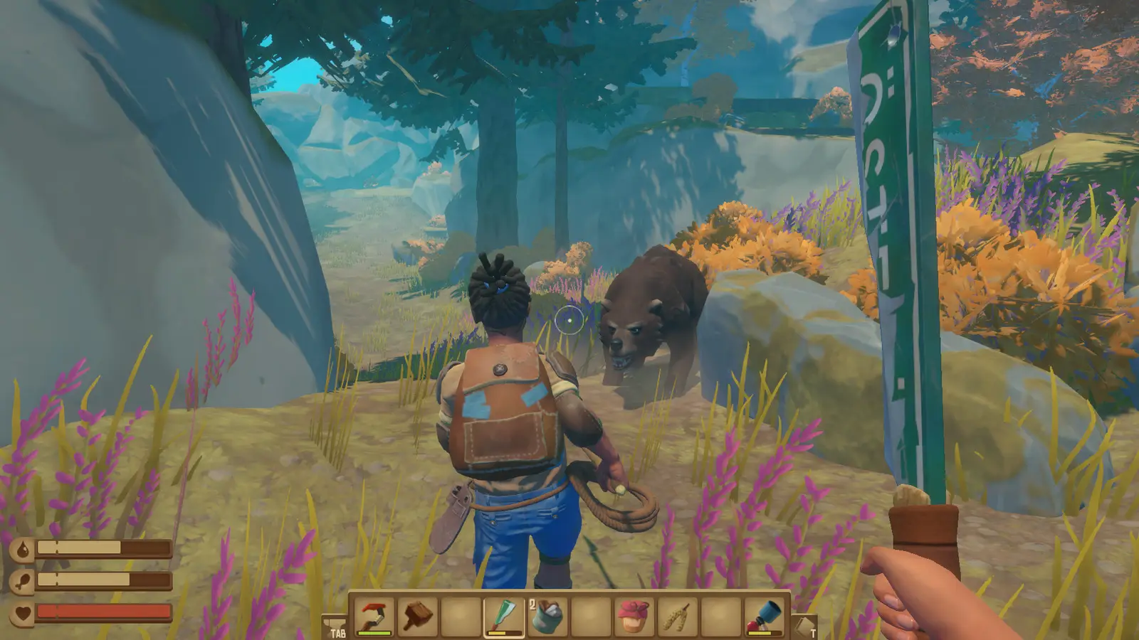 Raft: кадр из игры