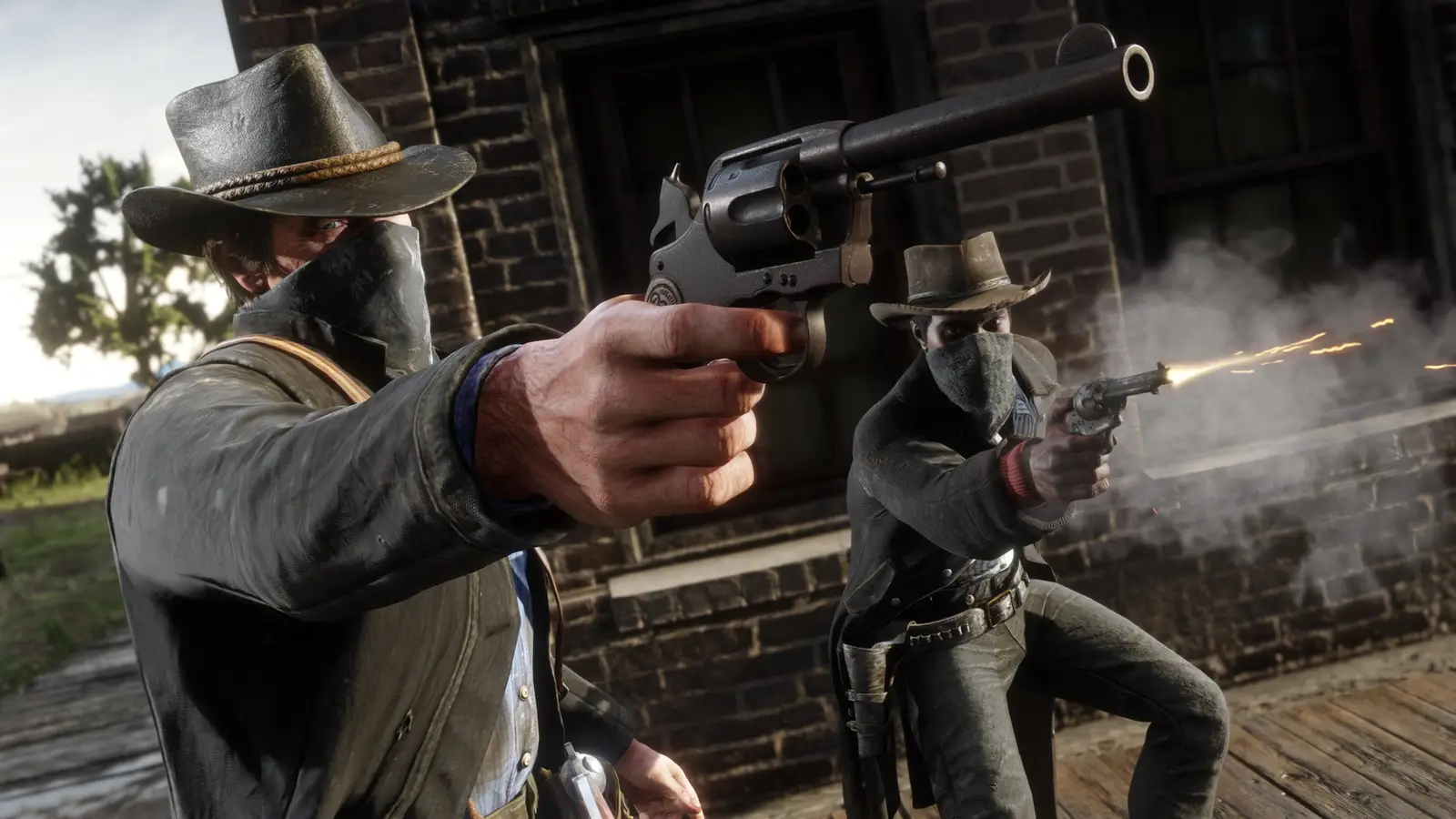 Red Dead Redemption 2: кадр из игры