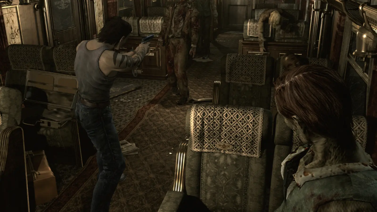 Resident Evil 0: кадр из игры