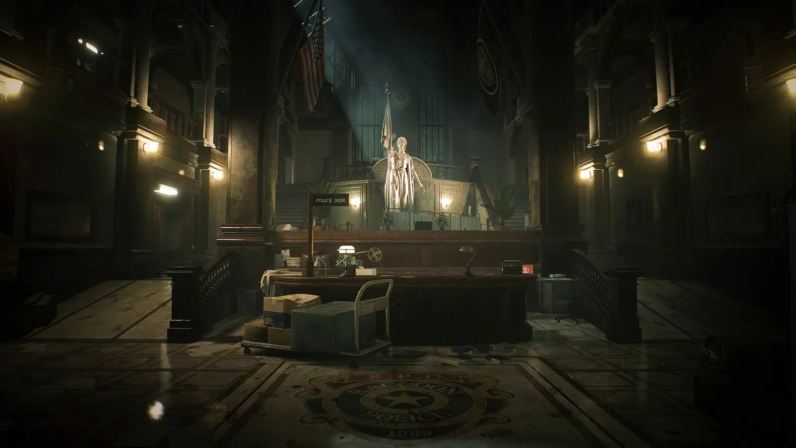 Resident Evil 2: кадр из игры