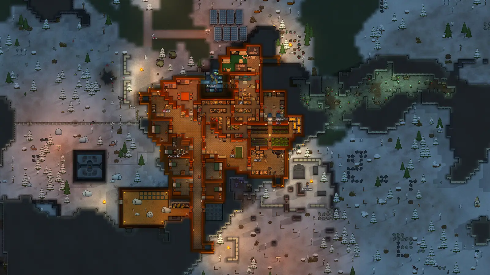 RimWorld: кадр из игры