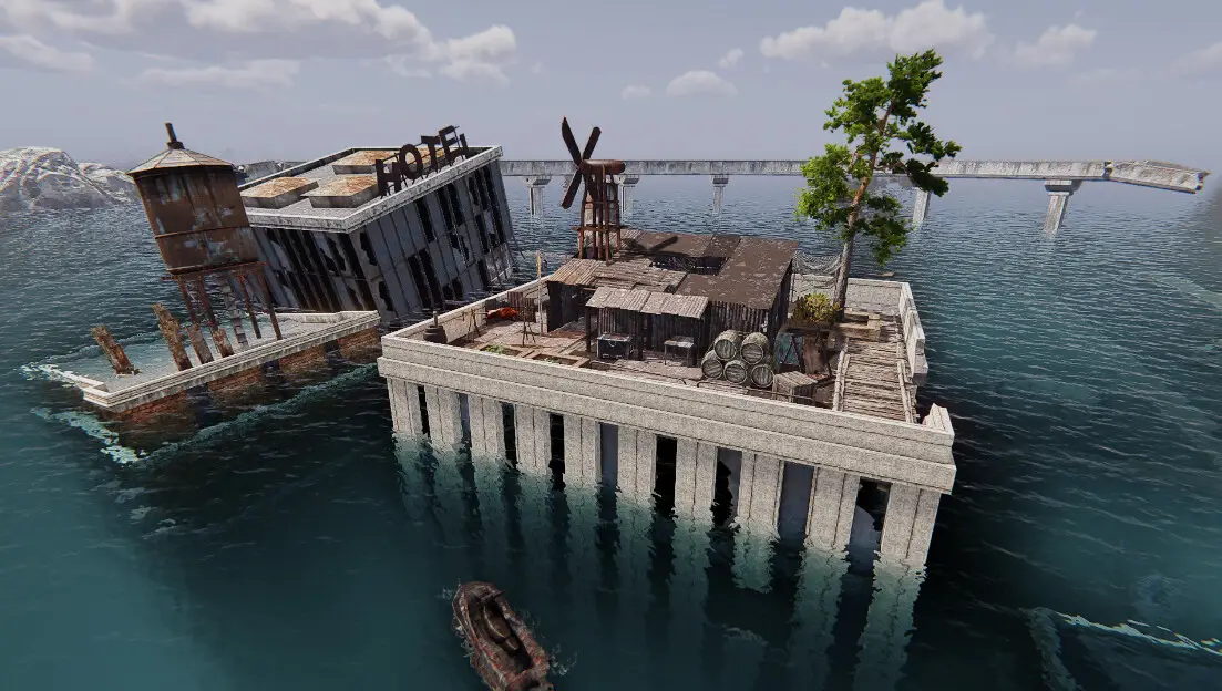 Sunkenland: кадр из игры