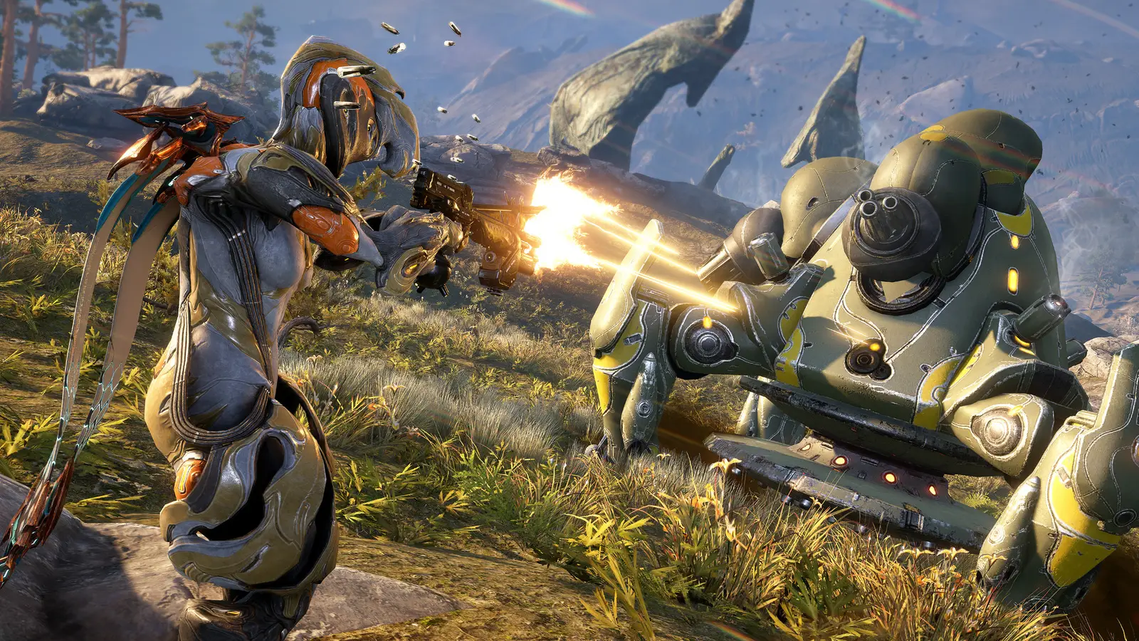 Warframe: кадр из игры