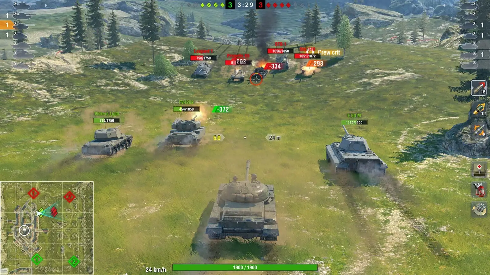 World of Tanks Blitz: кадр из игры